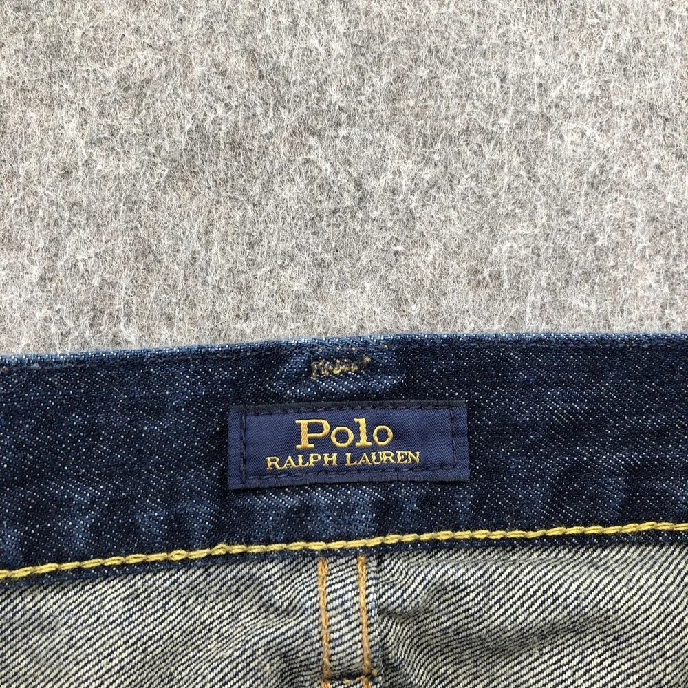 Polo Ralph Lauren Jeans Mens 33x30 Blue Medium Wash Regular Straight Denim Pants